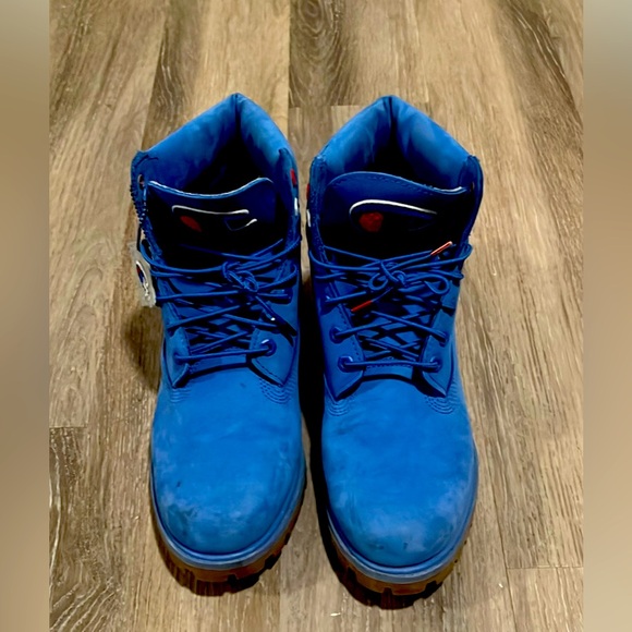 Champion x Timberland - 6 Inch Boots in Blue - Picture 3 of 3